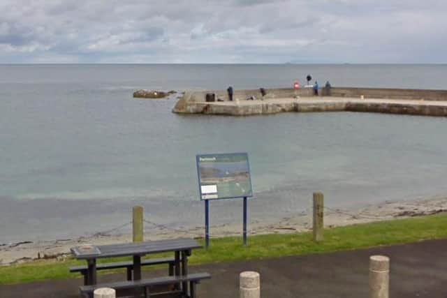 Swimming and bathing at Portmuck are currently not advised due to water quality issues. Photo: Google