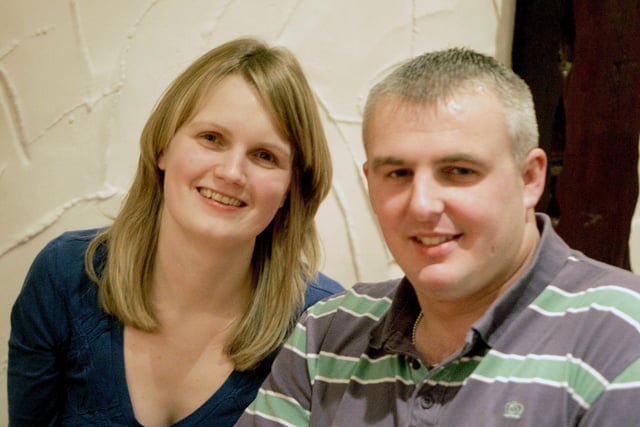 Mr and Mrs Scullion  pictured at Kilraughts YFC table quiz held at the Scenic Inn Armoy in 2008