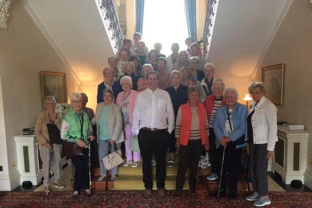 Pictured are members of Dungannon Ladies Probus during their recent visit to Montalto House, Ballynahinch, Co Down.