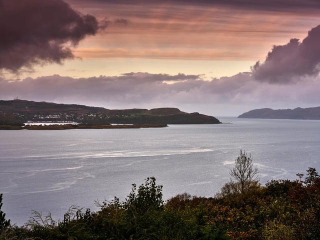 The Captains Cabin has amazing views over the Sound of Mull to colourful Tobermory.