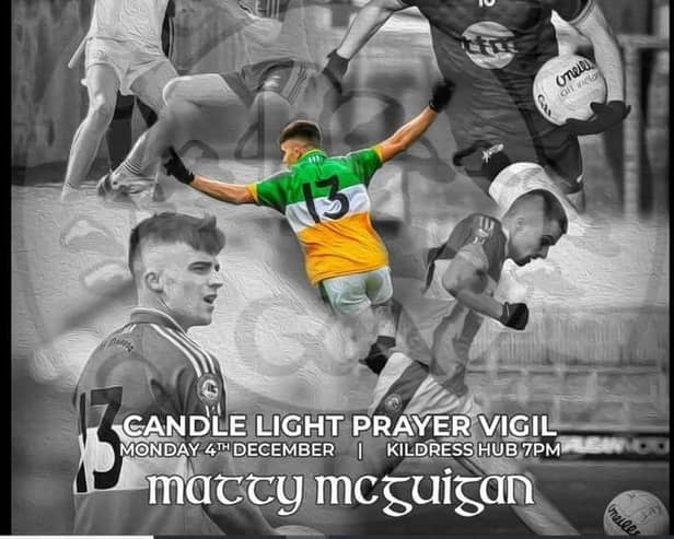 A prayer vigil is to be held following the sudden passing of Matty McGuigan in Australia. Picture: Kildress Wolfe Tones GAC