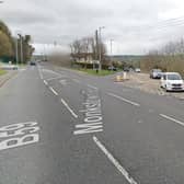 The roadworks are being carried out at the junction of the Doagh Road and the Monkstown Road. (Pic: Google).