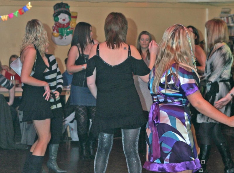 Dancing the night away at Whitehead Community Centre's New Year 2007 party. ct01-051tc