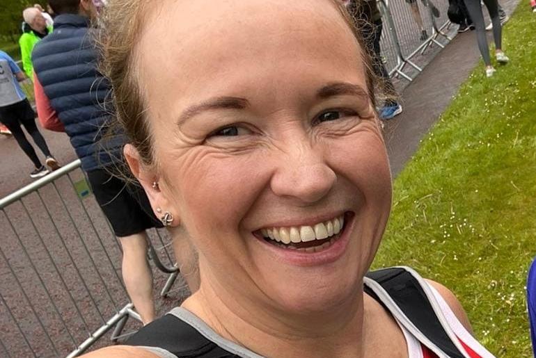Kelly Caldwell raised over £900 for Air Ambulance NI