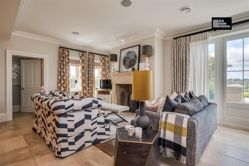 Informal living area off the kitchen.