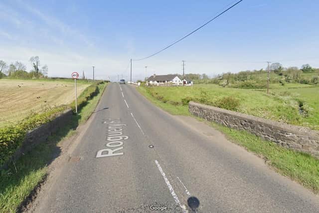 The Roguery Road, Toome, where yesterday morning's collision happened. Credit: Google Maps