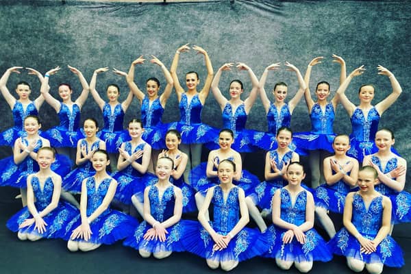 This group placed first in the Ballet Large Team category