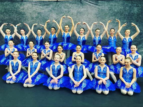 This group placed first in the Ballet Large Team category