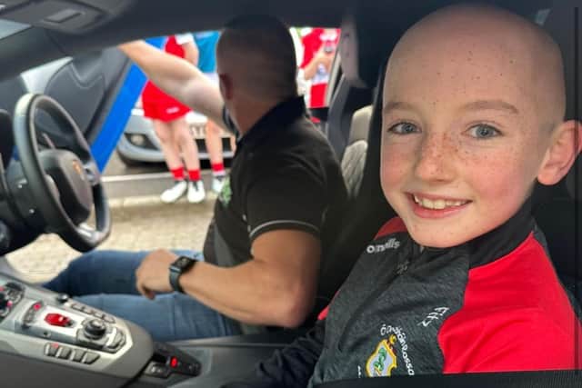 Tony Fitzpatrick aged 9, was diagnosed with a rare and aggressive brain tumour in March this year. Credit: Supplied