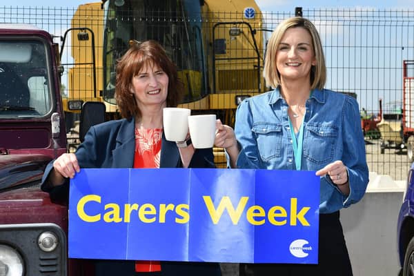 Claire Campbell, the Northern Trust’s Carer Coordinator, and Yvonne Carson, Rural Health and Wellbeing Manager, are holding a ‘cuppa and a catch-up’ for carers from rural communities in Dervock Community Centre on Monday 9 June from 10.30am, marking the start of Carers Week 2025. CREDIT