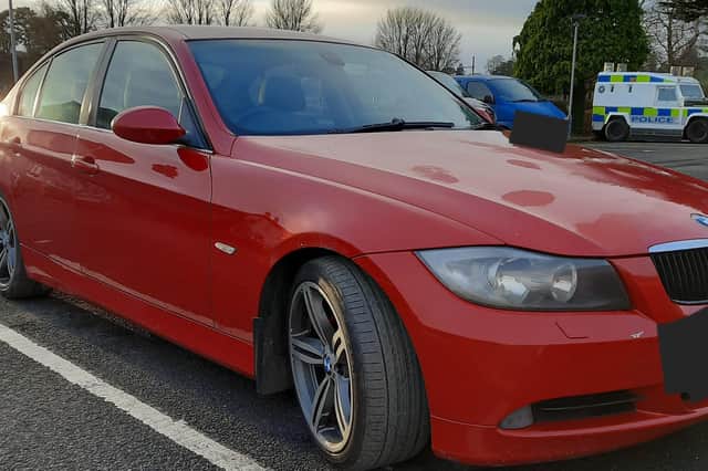 One of the vehicles seized by officers as part of the District Support Team (DST) in South Area assisted by Slieve Gullion Neighbourhood Team officers proactive policing operation on Friday 27th January. They were assisted by officers from Portadown, Dungannon, Newry and Lisnaskea.