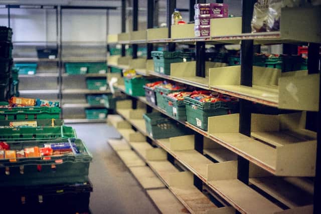 Consistently empty shelves at Craigavon Food Bank is causing concern as the level of donations drop while need for the foodbank has rocketed by 61% in the last five years.