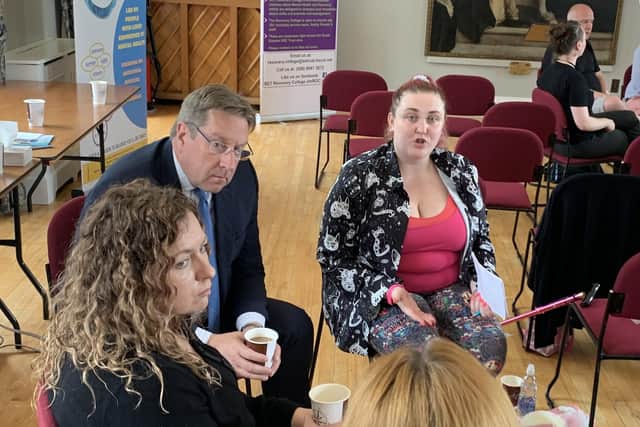 Mr Patton taking part in a Recovery College Network Event