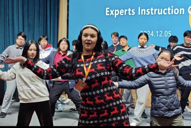 Zoe Parks is enjoying her new role as Head of Dance at the International College of Musical Theatre in China. Pic credit: Nik Parks