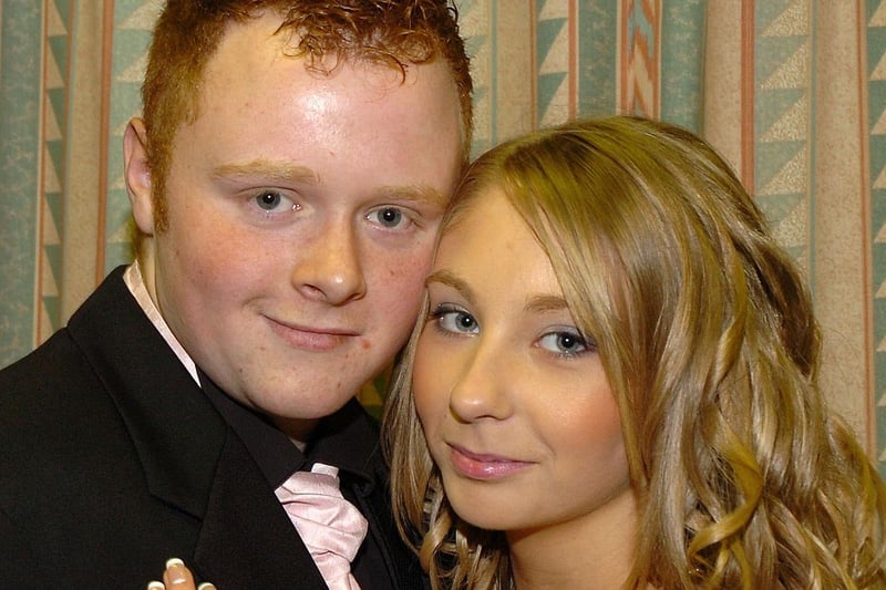 Niall Young and Nadine Redpath who attended Magherafelt High School formal in 2007.