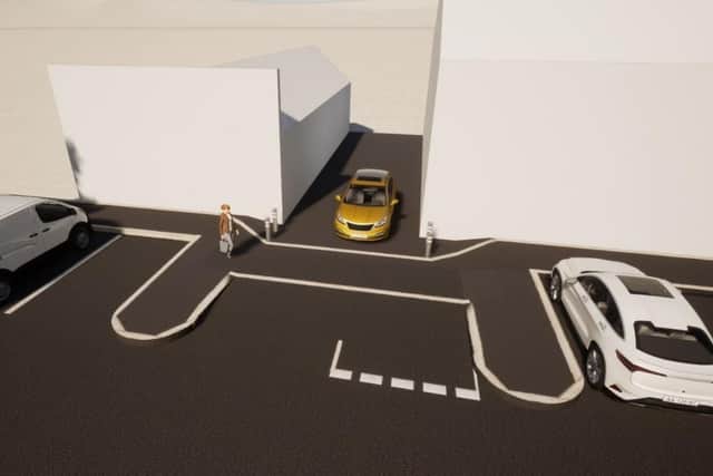 An artist's impression of the envisaged vehicular access to the hotel from Fairhill Road, Cookstown. Credit: Mid Ulster planning portal