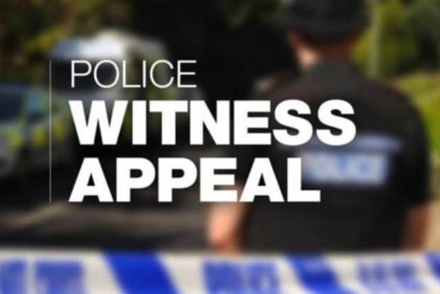Police are appealing for information.