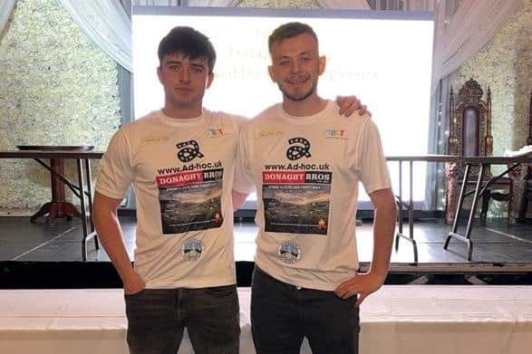 Lifelong football supporters Seamus Groogan and Odhran Madden plan to start their charity walk on Monday.