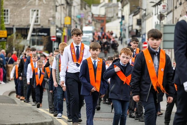 The Junior Grand Orange Lodge of Ireland began to mark the organisation’s 50th anniversary year with a church service and parade in Armagh.