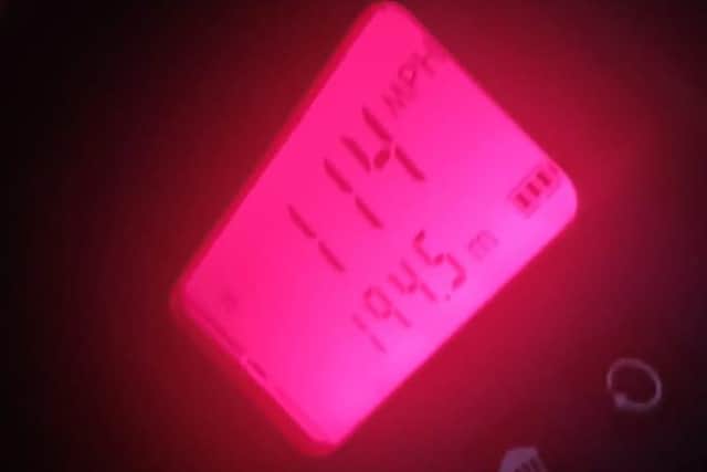 Police stopped an 18-year-old driving at 114mph while carrying three young passengers. Picture: PSNI