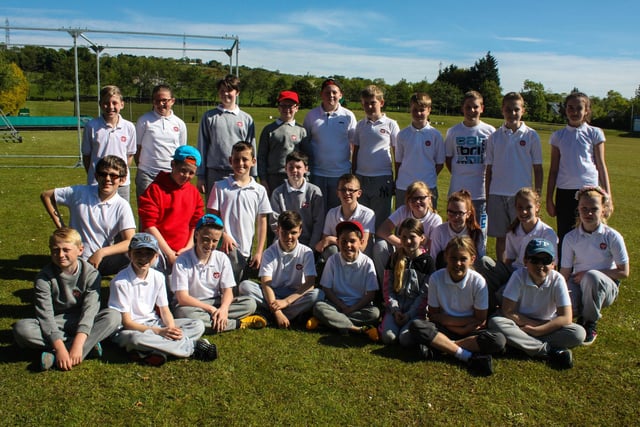 Eden Primary School's cricket team at Carrick Cricket Club's Schools Tournament 2015. INCT 24-003-JC