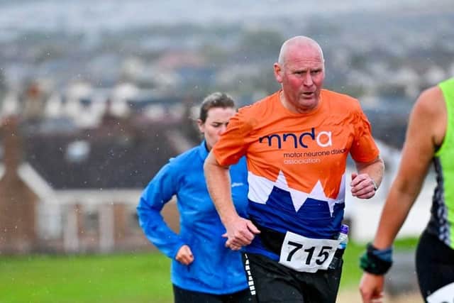 Brian Reid from Cookstown is raising funds for the Motor Neurone Disease Association by running 60 miles in August. Credit: Alan McKeeman