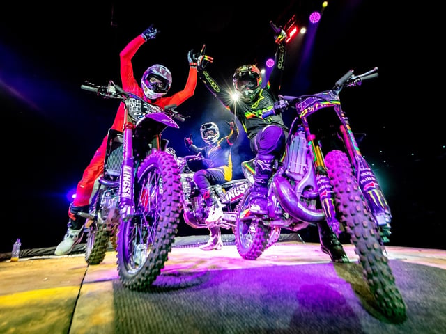 As Europe’s leading indoor freestyle motocross and race show, Arenacross 2023 is set to be a show like no other. All about speed and skill, this high-octane mix of indoor motocross racing and freestyle motocross has established itself as a must-do championship for the professionals, resulting in a weekend of guaranteed family fun and entertainment.
For more information, go to ssearenabelfast.com/the-arenacross-tour