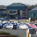 Court was told of an incident at Antrim Area Hospital. Photo: Google