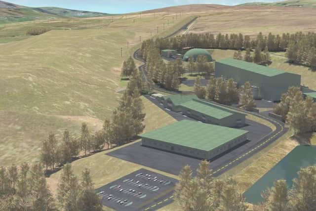 Artist's impression of the proposed gold mine. Credit: Dalradian