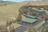 Artist's impression of the proposed gold mine. Credit: Dalradian