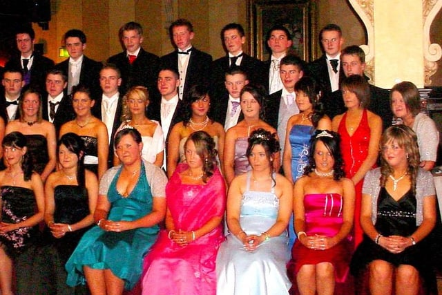 Our Lady of Lourdes pupils and guests who attended the formal in 2008.