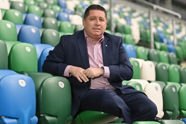 Northern Ireland Football League chief executive Gerard Lawlor