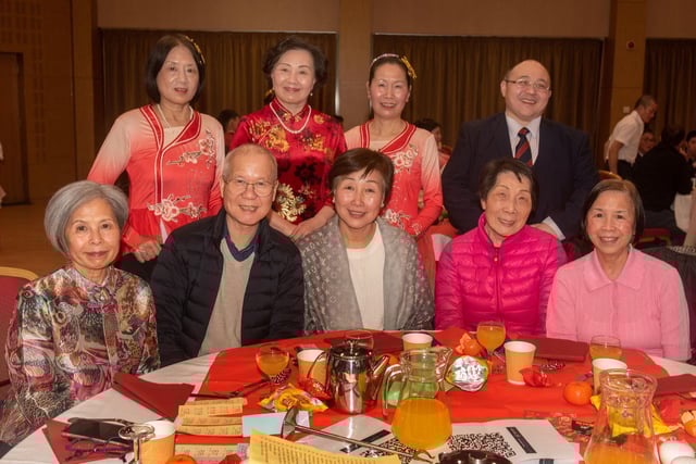 It was a big family occasion at the Chinese New Year celebration on Monday. PT05-236.