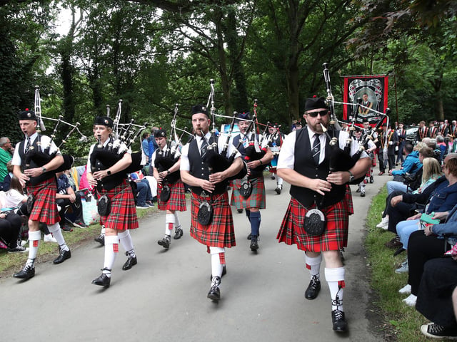 Smartly turned out for the Scarva parade.