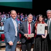 Sean Laverty, Chief Operating Officer at Northern Regional College, J.P. McManus, Jasmine Radcliffe and Graeme Wilkinson, Director of Skills, Strategy and Policy, Department for the Economy, Northern Ireland.