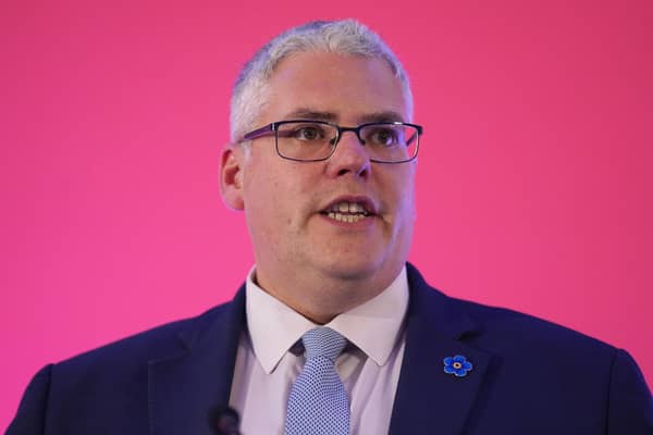 DUP leader Gavin Robinson. Photo: Brian Lawless/PA Wire