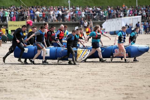 Portrush Raft Race 2023. Photograph by Declan Roughan