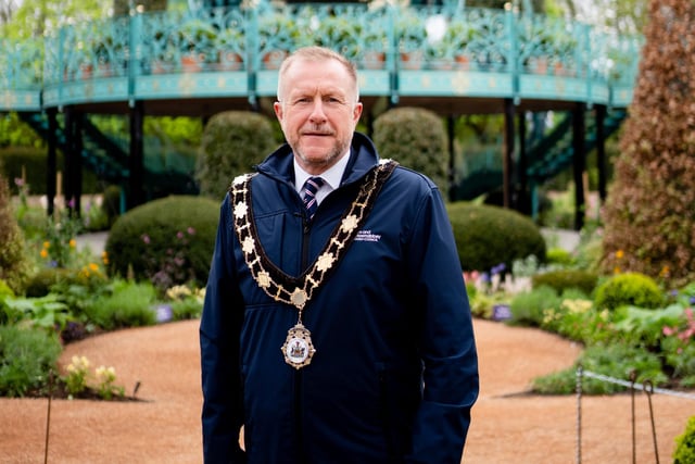 Alderman Stephen Ross welcomed visitors for the first glimpse of the garden ahead of its official opening.