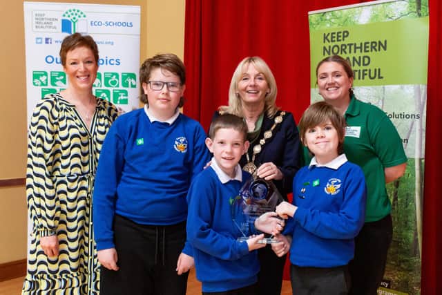 Eco-School of the year - Knockmore Primary School. Pic credit: Ricky Parker Photography