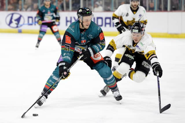 The Stena Line Belfast Giants have confirmed that treble-winning forward Mark Cooper has re-signed ahead of the 2023/24 season. Photo by William Cherry/Presseye