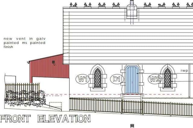 The listed Sexton's House, adjacent to Drumcree Parish Church, Portadown, is to be refurbished. Credit: ABC planning portal