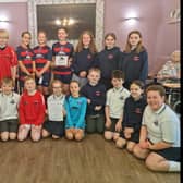 Pupils from Moorfields Primary School took part in the Book Buddies project with residents of Galgorm Care Home in Ballymena.  Photo: Mid and East Antrim Agewell Partnership