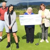 Nigel Handforth, Director, Tori Calderwood, Project Manager and Mary McCrea, Chairperson from C.O.A.S.T. (Causeway Older & Active Strategic Team) pictured with Kate Elliott, Good Morning Ballycastle Co Ordinator and Brenda Boyle, Volunteer. C.O.A.S.T were recently awarded a £479,876 grant from The National Lottery Community Fund to support 1,700 older people to reduce isolation and improve wellbeing
