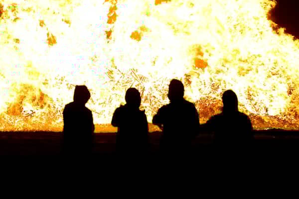 Mid and East Antrim Borough Council has revealed the cost of cleaning up after traditional bonfires. Picture: Jonathan Porter / Press Eye.