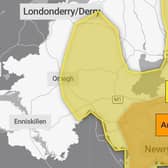 The alert has been upgraded to amber. Photo by: Met Office