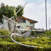 Damage caused by Storm Eowyn in County Antrim. Photo - Andrew McCarroll/ Pacemaker Press