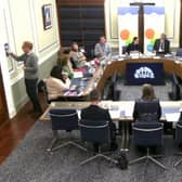 An Assembly official cuts the live feed after being instructed by the committee chair Paula Bradshaw.