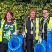 Asda Dundonald’s Community Champion Sharon McBratney, General Store Manager Stacy McMullan and colleague Jenny McBeth