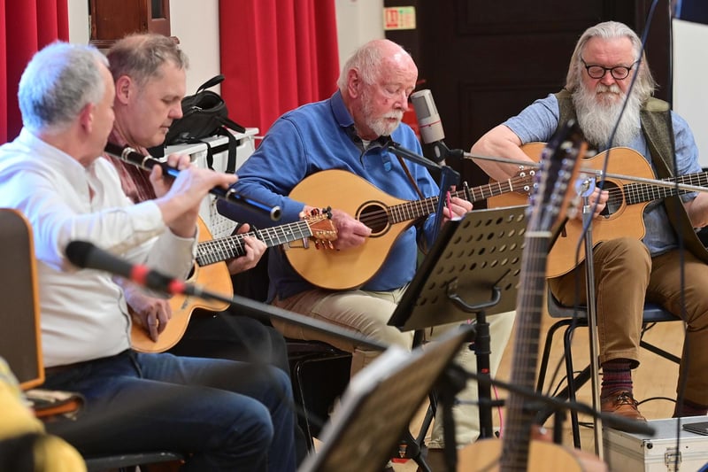 Shindig get the toes tapping at 'Rhymes and Ructions' in Ballyclare Town Hall.