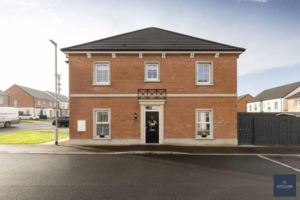15 Atherton Square, Lurgan is a beautiful three-bedroom red brick semi-detached home.